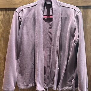 Athleta Mauve Open Front Jacket